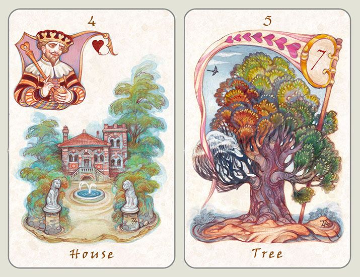 nagi様専用☆rosethic+lenormand+flow タロット